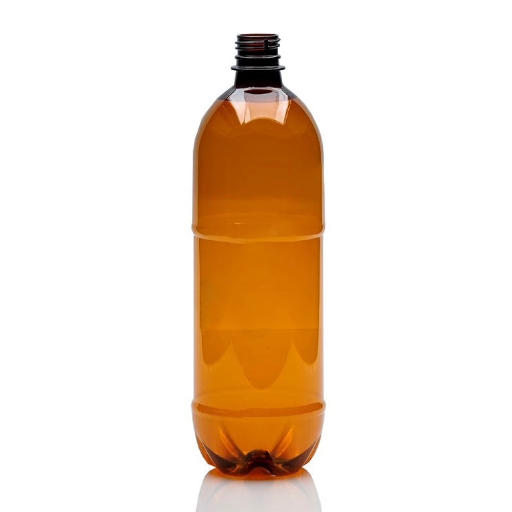 Пляшка ПЕТ 1 л. росінка коричнева (100шт)