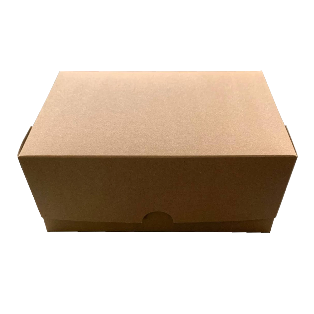 Коробка картона 180х120х80 мм коричнева KPM200