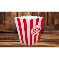 Коробка попкорн 2,5 л. Червоно-біла (50шт/уп)