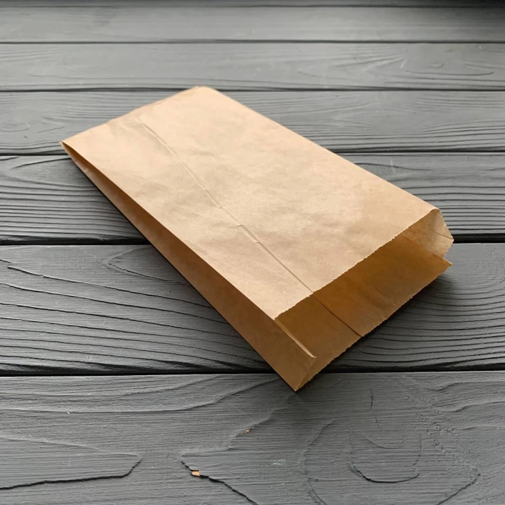 Пакет саше коричневий 230х110х40 мм 40гр/м2 (середня жиростійкість) 226Ф