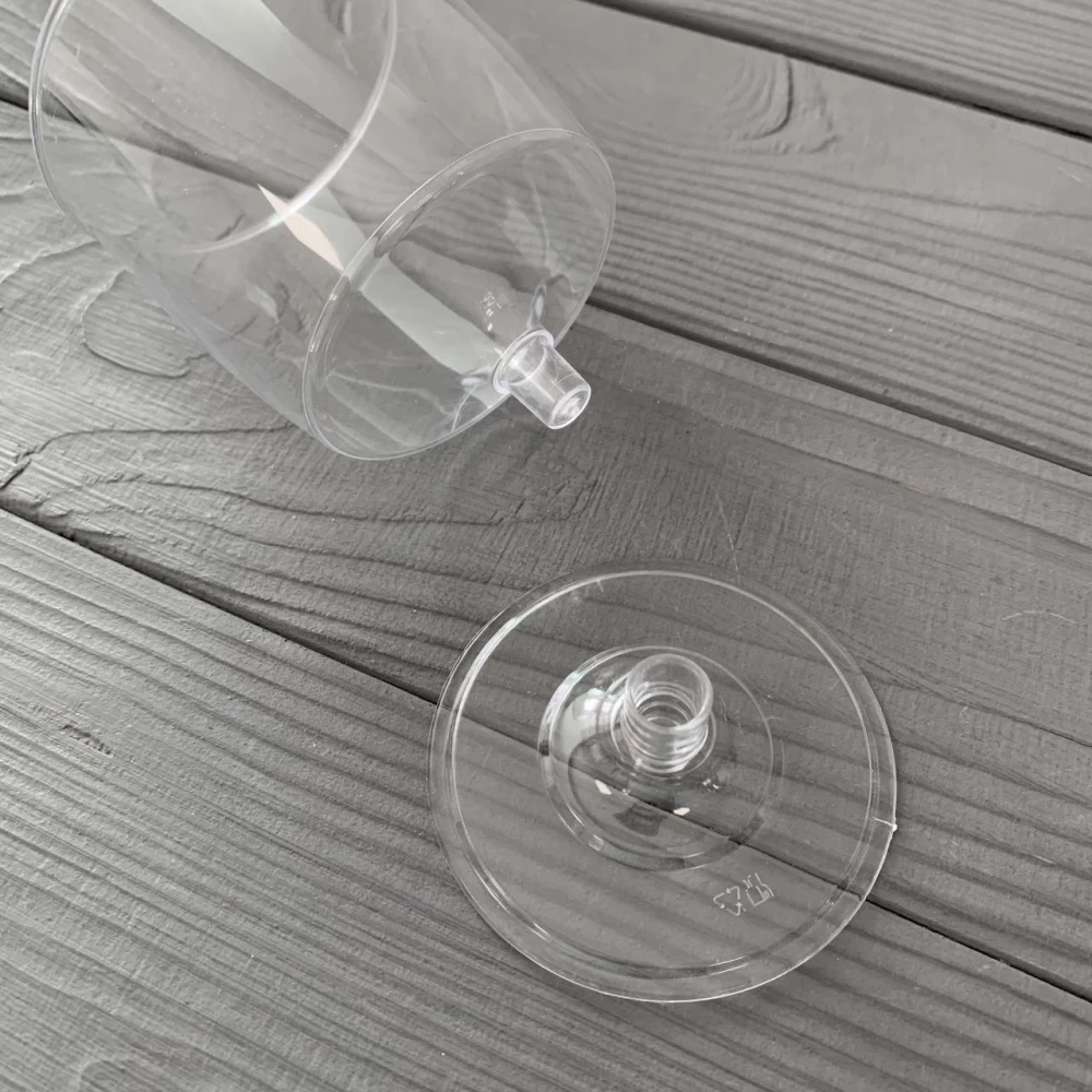 Склянка склоподібна десертна з ніжкою прозора 190мл (230шт/ящ|10шт/уп) ГП638