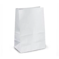 Пакет з дном білий 201Ф 125х75х240 мм (250шт)