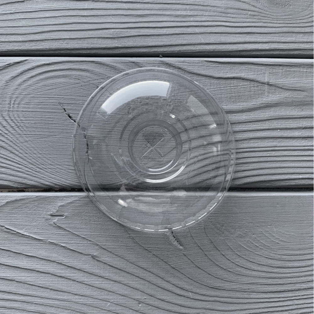 КТ6 Кришка Ø95 купольна з клапаном PET (50шт/уп|1000шт/ящ)