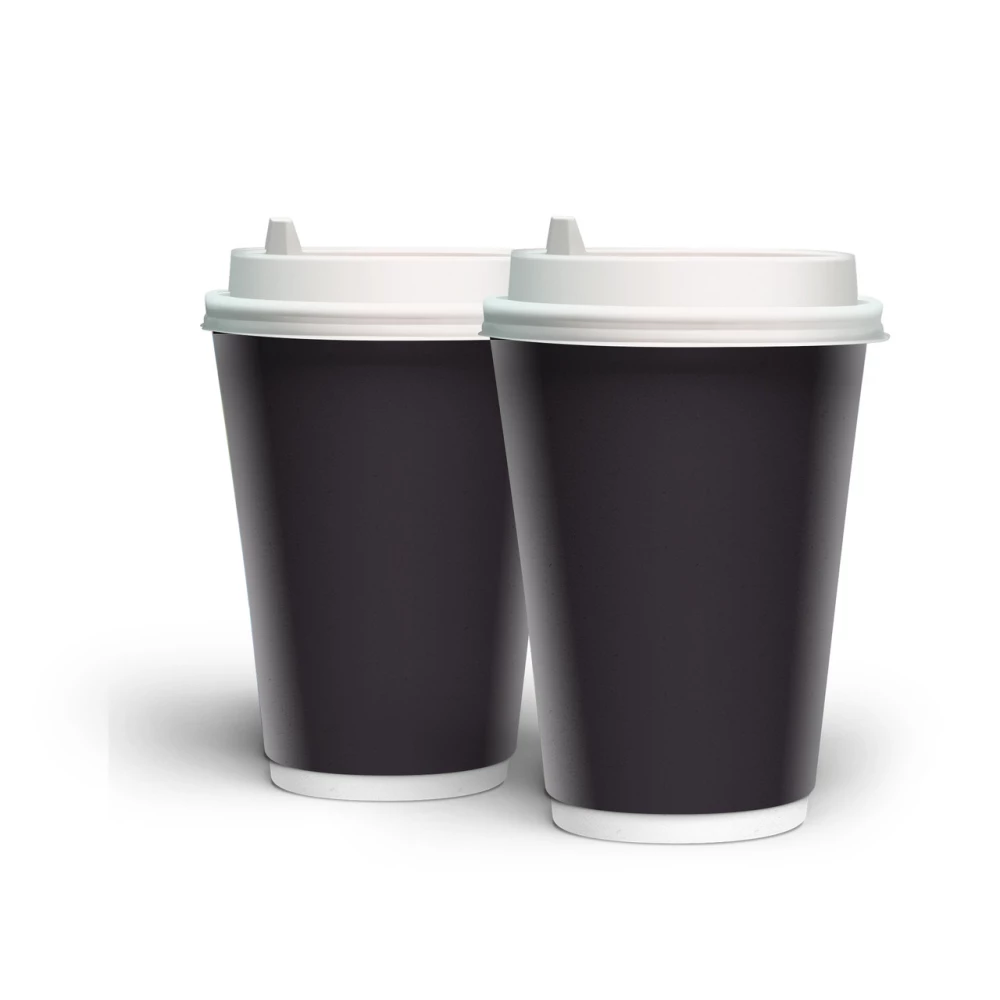 Double wall склянку Чорний 110 мл (двошаровий)