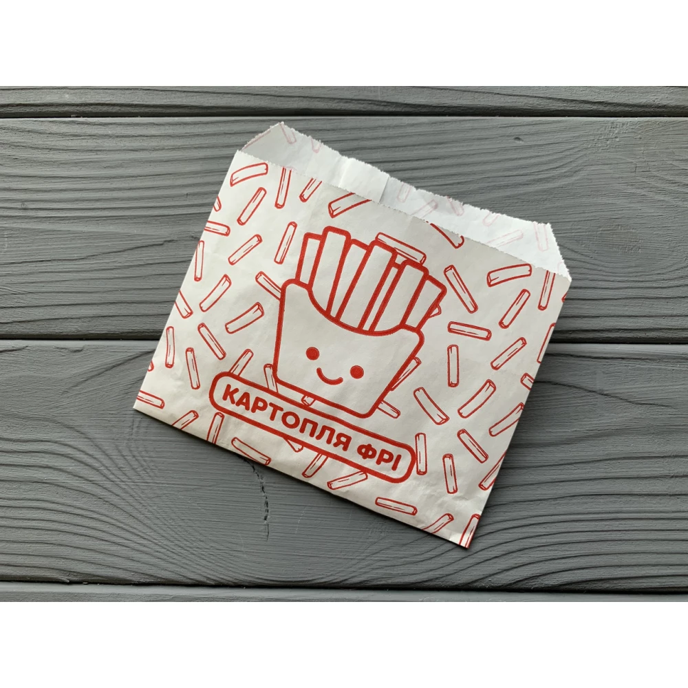 Упаковка для картоплі фрі міні (70-100г) 200Ф