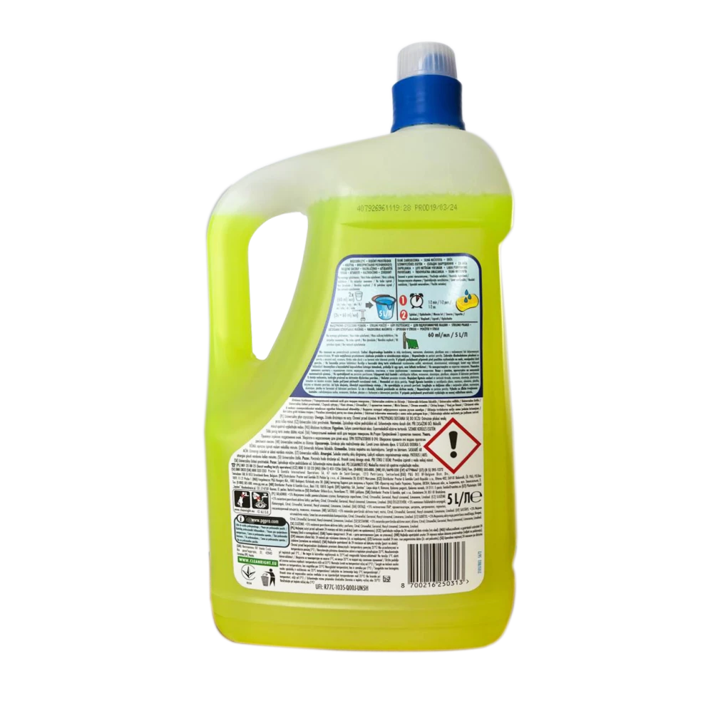 Миючий засіб універсальний  “MR PROPPER“ для підлоги  (Лимон) 5л