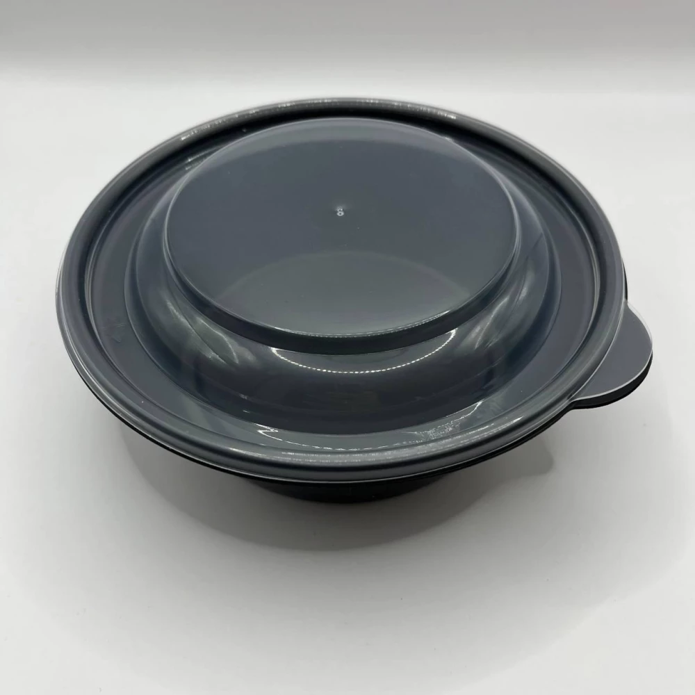 Супник з кришкою 375 мл D-144 мм чорний (400шт/ящ)