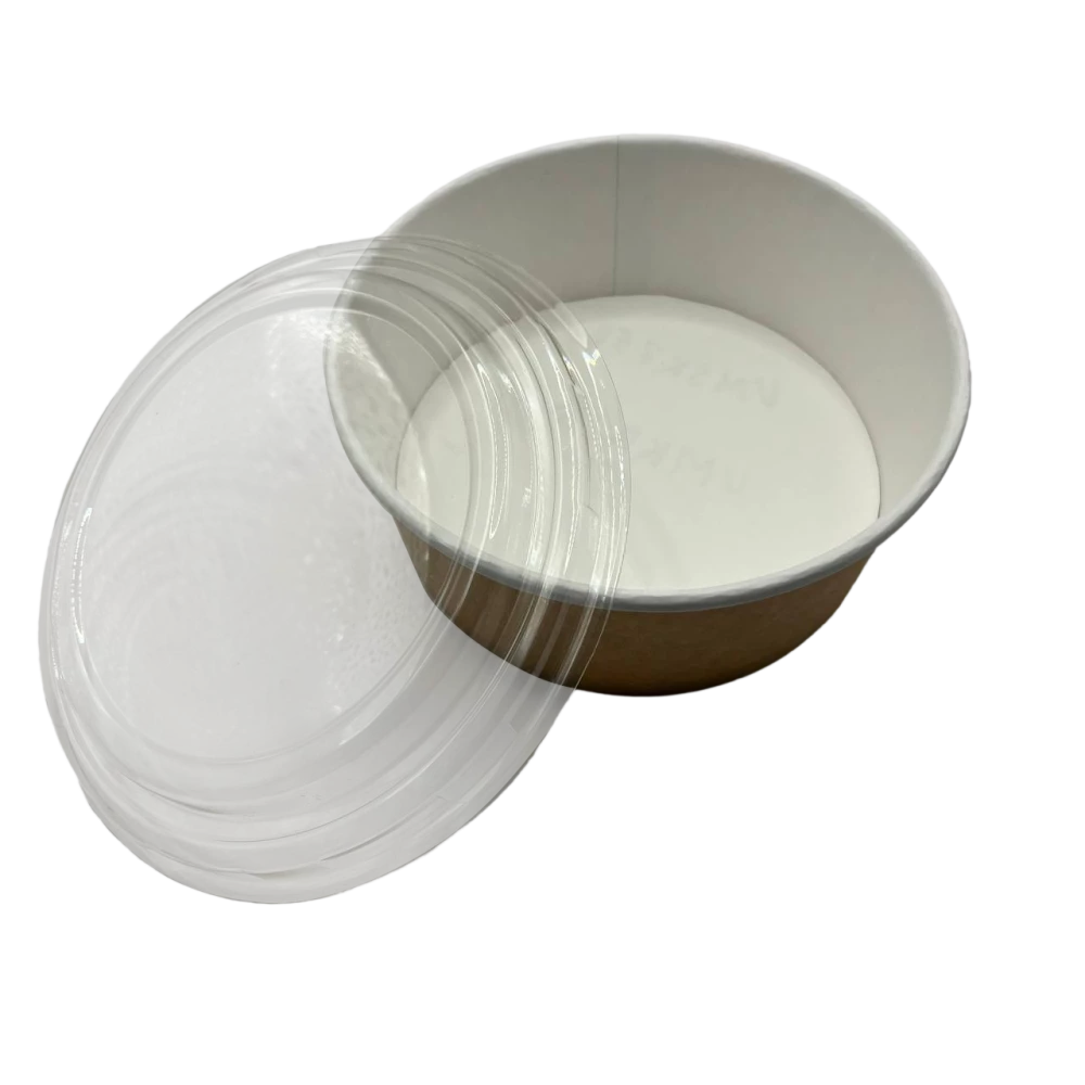 Салатник ЕКОБІЛИЙ/КРАФТ UM 750мл (50шт/уп) D-150мм UMSWK750