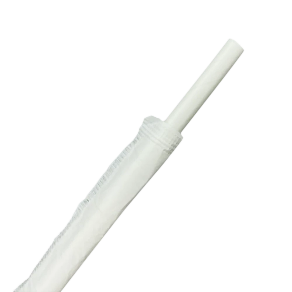 Трубочка паперова біла в інд.уп. D8-195мм (100шт/уп) ТПБІ8