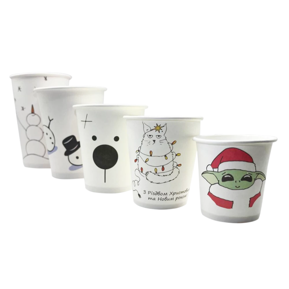 FC400WW Стакан одношаровий Біла зима 400 мл FC