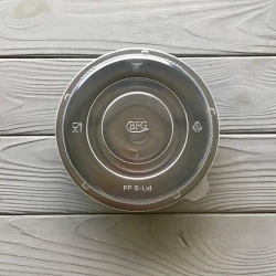 Супник (салатник) чорний з кришкою 500мл RB-500 (400шт/ящ)