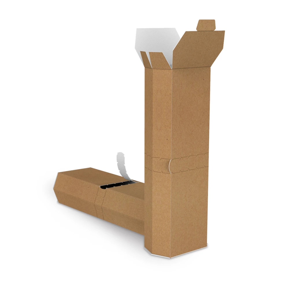 Картонна упаковка для шаурми, буріто. Крафт MAXI (50шт/уп)