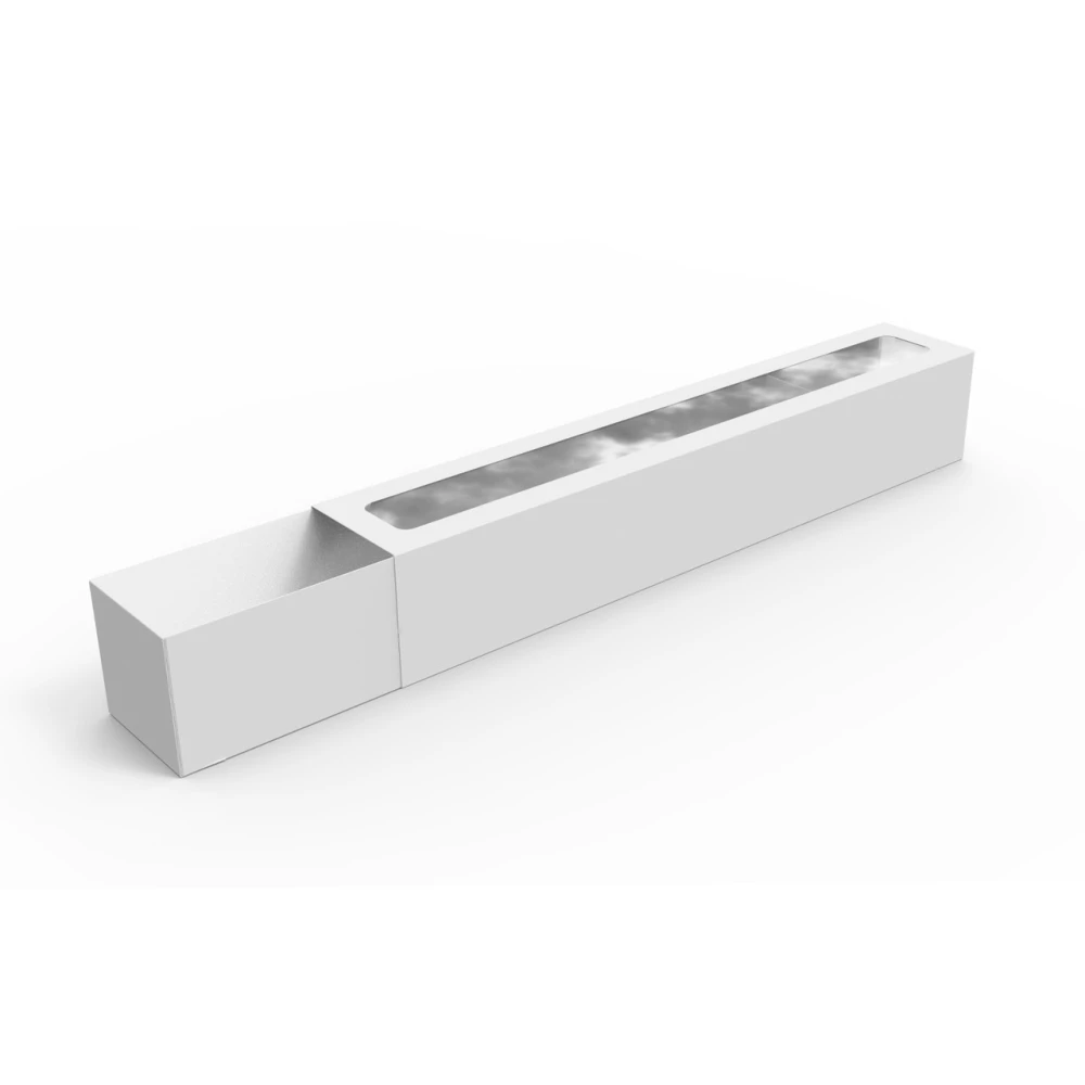 Упаковка для макарунс з віконцем МАКСІ біла (12шт)