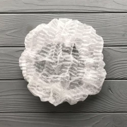 Шапочка спанбонд біла (100шт/уп)