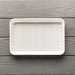 Тарілка прямокутна 155х225мм PS біла (100шт|уп/22уп|ящ)