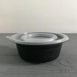 Супник з кришкою чорний ПП 350мл (800шт/ящ)