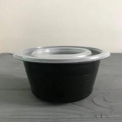 Супник з кришкою чорний ПП 500мл (800шт/ящ)