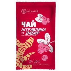 Чай-сашет “Журавлина та імбир“ 50гр (24шт/ящ)