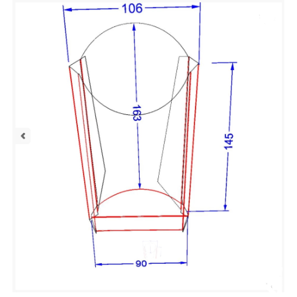 Упаковка для картоплі фрі Максі Крафт (50шт/уп)