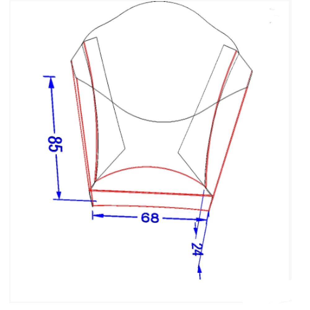 Упаковка для картоплі фрі “Міні“ Біла