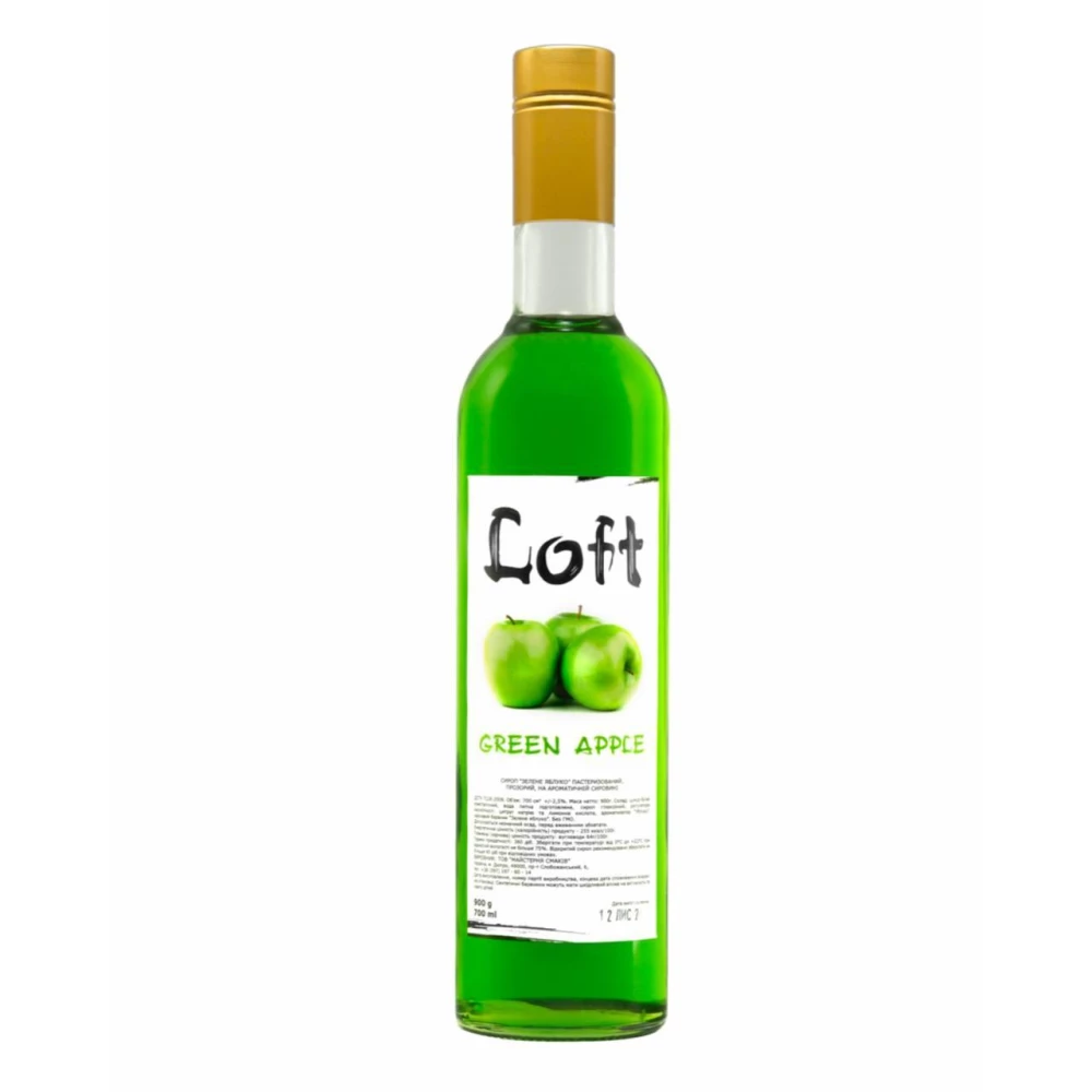 Сироп Яблуко 0,7л Loft 9 бут