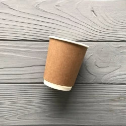 Стакан двошаровий Крафт 175 мл TDWK175 (20шт/уп|800шт/ящ) 70мм