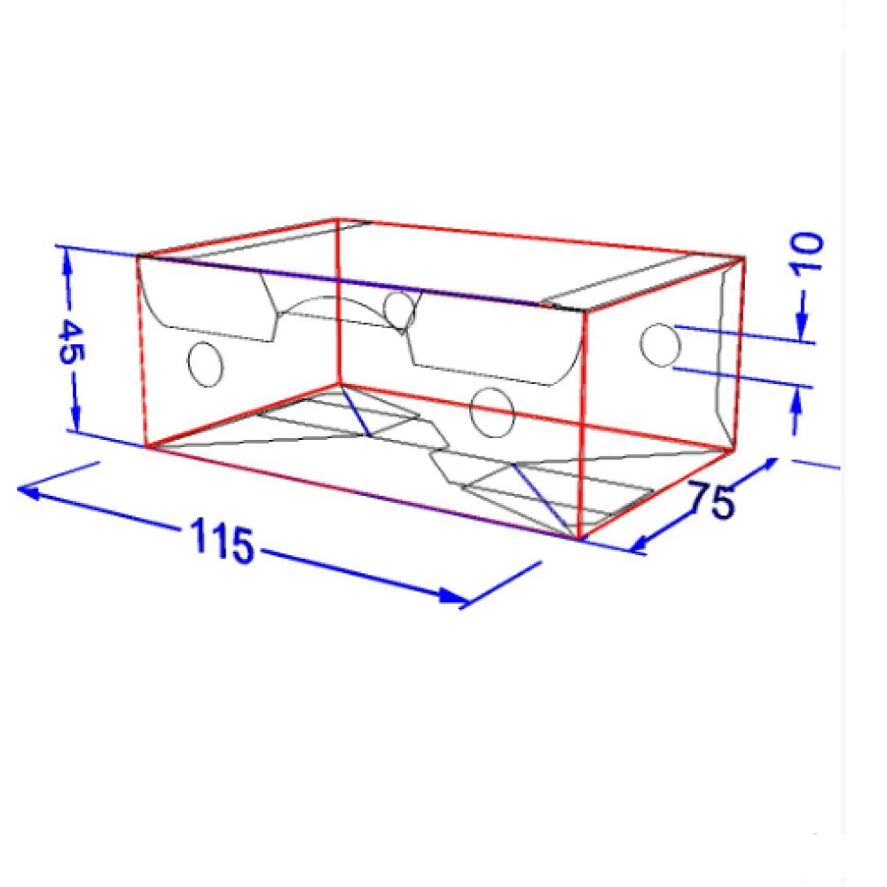 Картонна упаковка снек бокс “Міні“ Світла