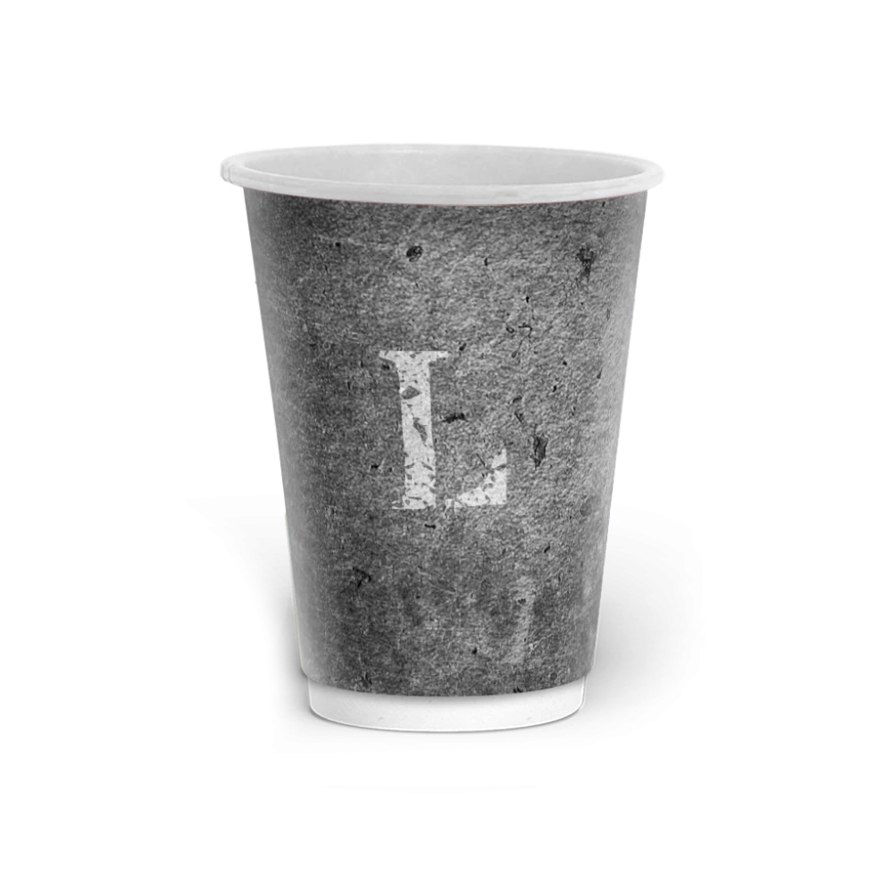 Double wall стакан «SML» 400мл (двухслойный) 25шт/уп 90мм FC