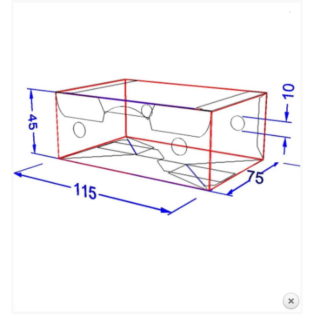 Картонна упаковка снек бокс “Міні“ Крафт