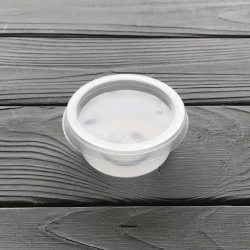 Соусник з кришкою PP 30мл прозорий Польща (100шт|уп/20уп|ящ)