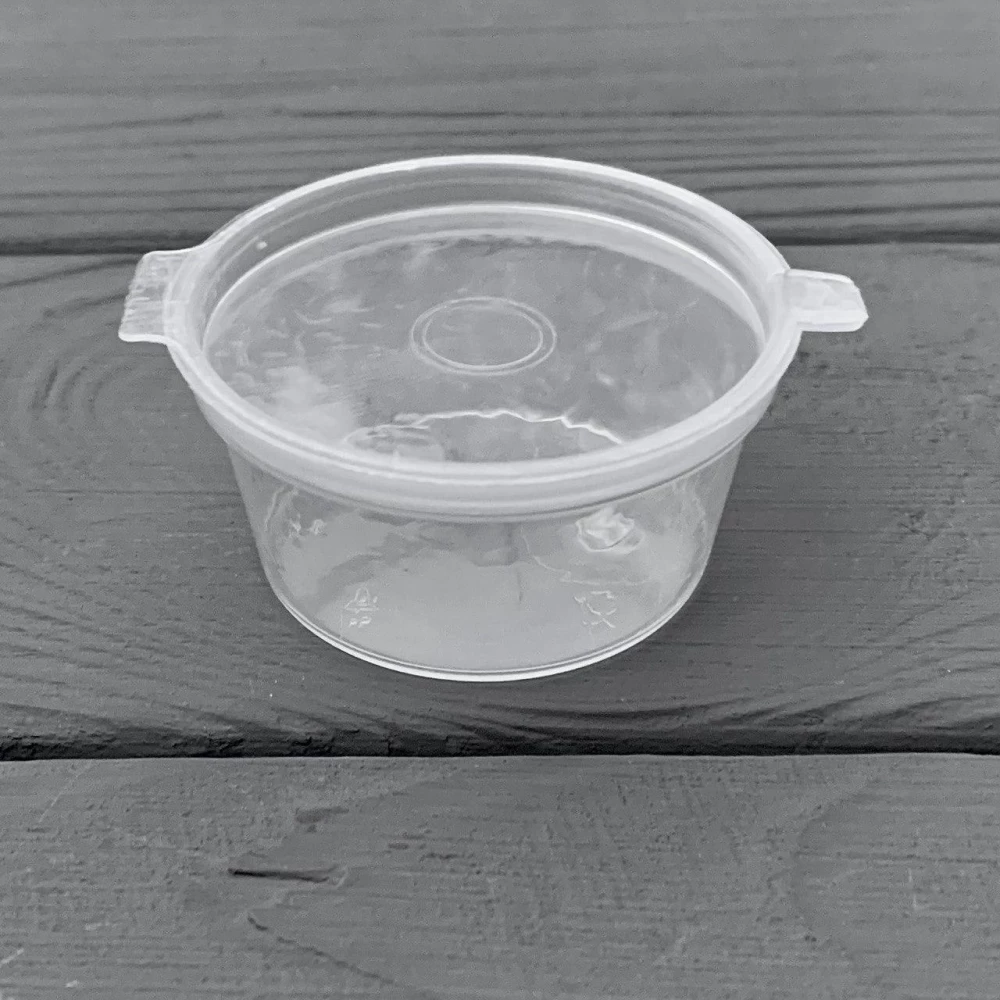 Соусник з відкидною кришкою 30мл прозорий (40шт/уп|1280шт/ящ)