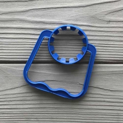 Ручка для ПЕТ пляшки синя 28мм (2500шт/ящ)