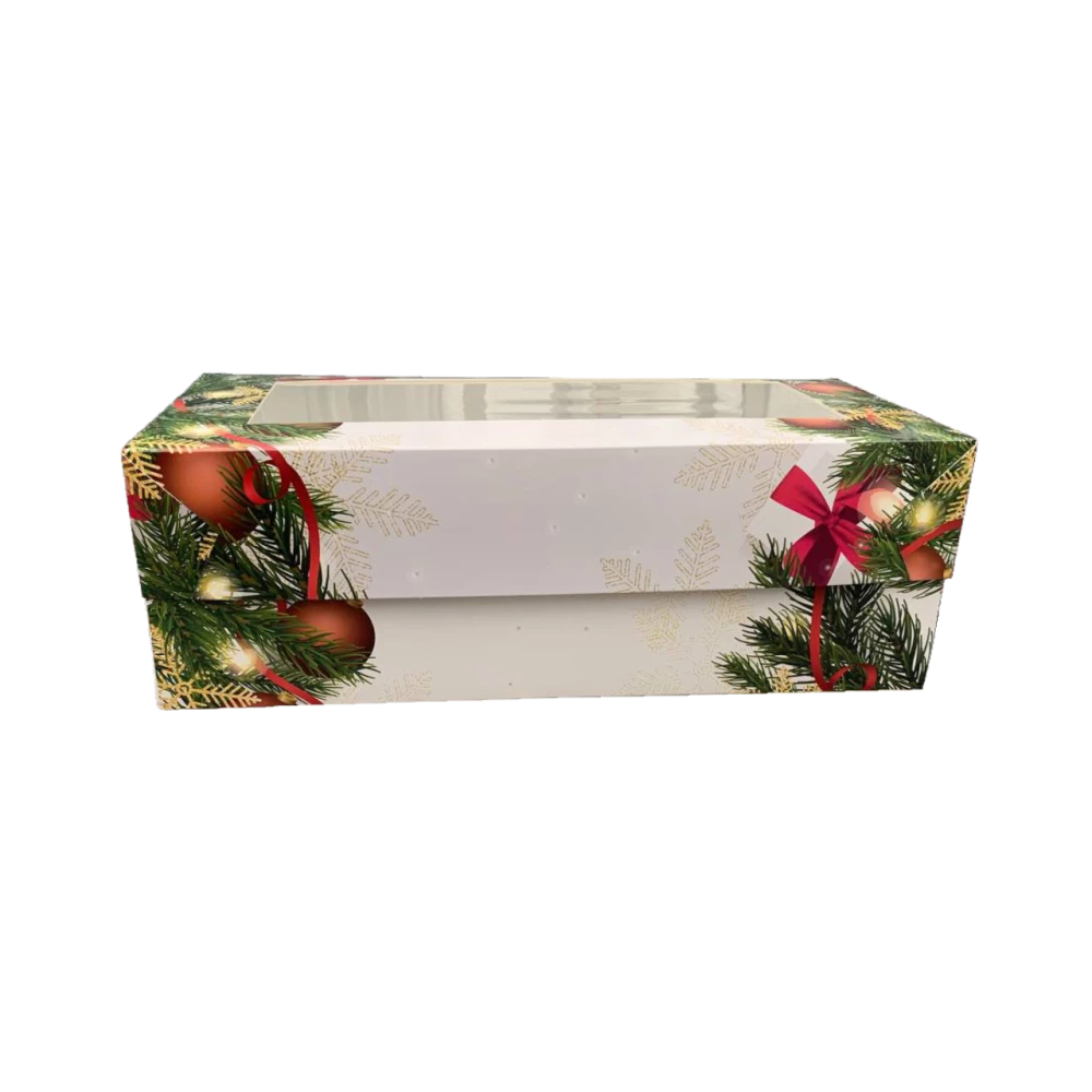 Коробка подарункова 330х150х110 мм Новий рік 2023