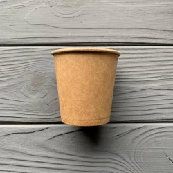 Стакан однослойный крафт 110мл T110K (50шт/уп|4200шт/ящ)