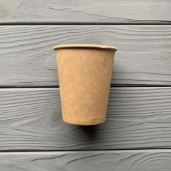 Стакан однослойный крафт 175мл T175K (50шт/уп|2700шт/ящ) 70мм