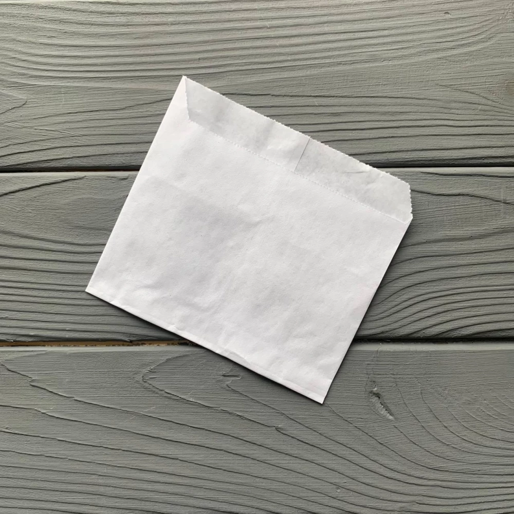 Пакет саше білий 115х120х0 мм 193Ф