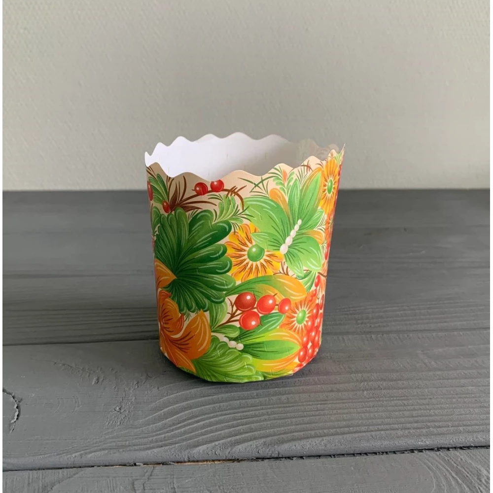 Форма для пасхи белая “Петриковка“ Ø70 мм, высота 85 мм ФП34