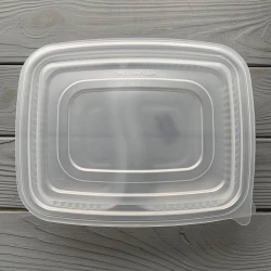 Контейнер прозорий для других страв з кришкою на 2 ділення 338+337PK (400шт/ящ)