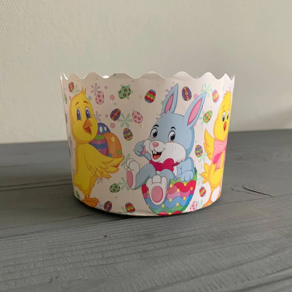 Форма для паски біла “Казкові“ Ø110 мм, висота 85 мм ФП40