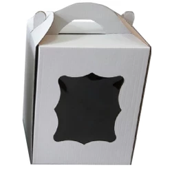 Коробка для паски 170х170х210 мм біла м/г KPP2