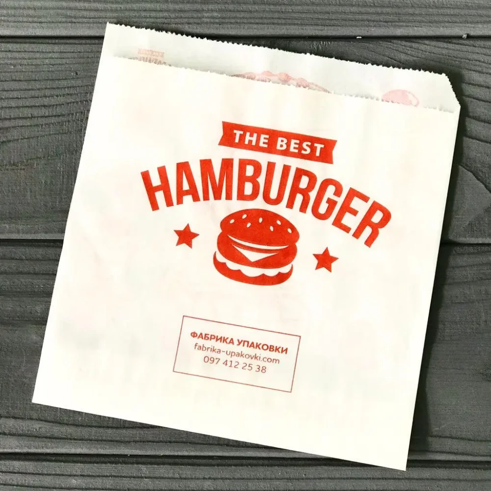 Упаковка паперова для Бургера 64Ф (140x140 мм)