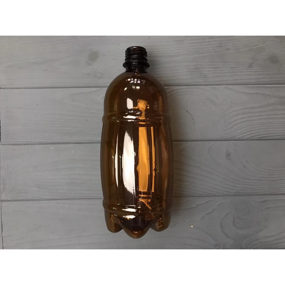 Бутылка ПЭТ бочонок 0.5 л. 28мм (коричневый) (200 шт)