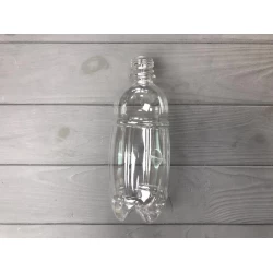 Пляшка ПЕТ 1 л. бочонок прозорий (100шт)