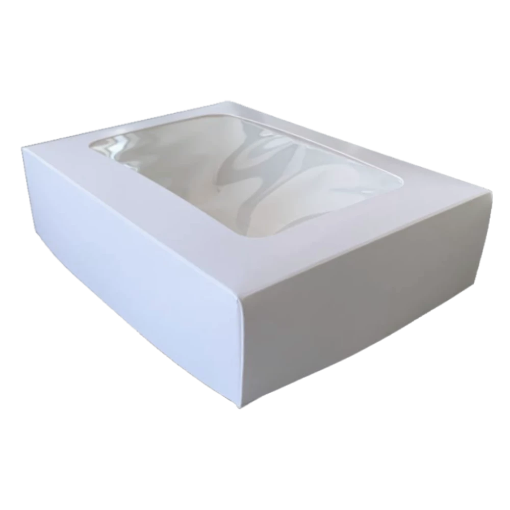 Коробка біла з віконцем 170*105*50 KPK62