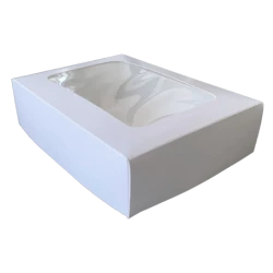 Коробка біла з віконцем 170*105*50 KPK62