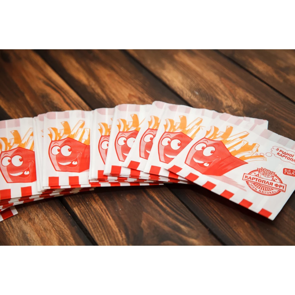 Упаковка для картоплі фрі середня (200г) 1786 (250)