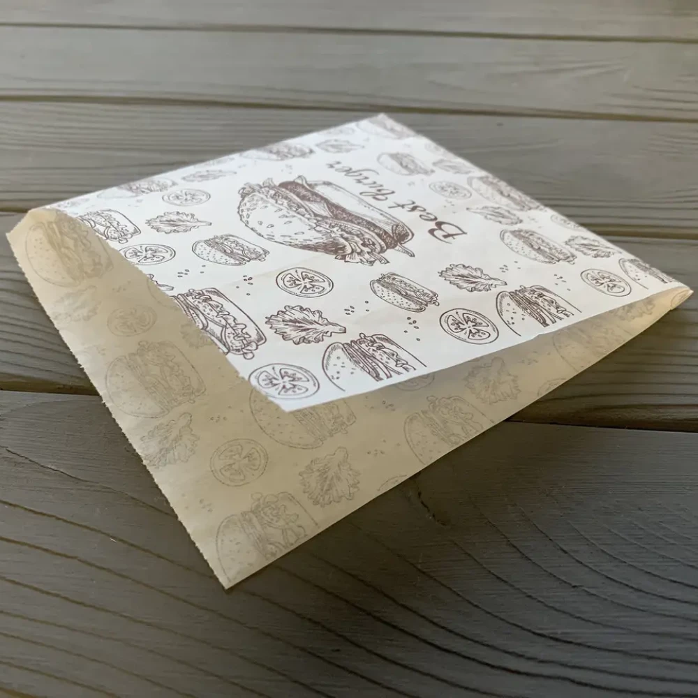 Упаковка паперова для Бургера 63Ф (140x140 мм)