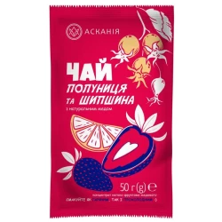 Чай-сашет “Полуниця та шипшина“ 50гр