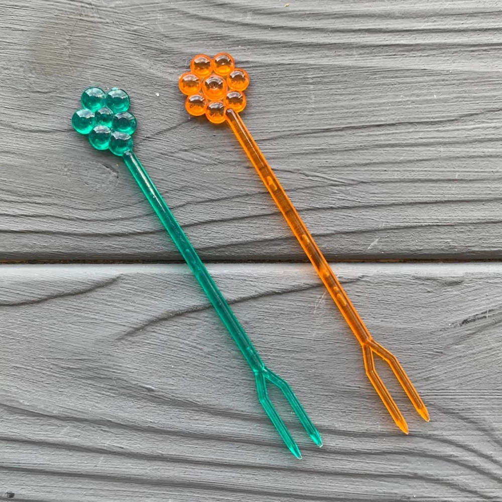 Прикраса-шпажка “Вилочка-квіточка“ (1000шт/уп|20000шт/ящ)