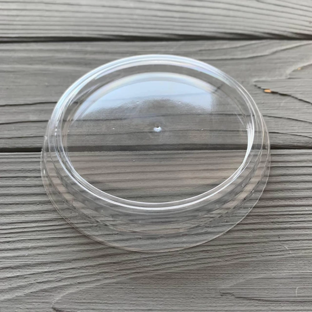 КТ1 Кришка плоска Ø95 без отвору PET (100шт/уп|1000шт/ящ)